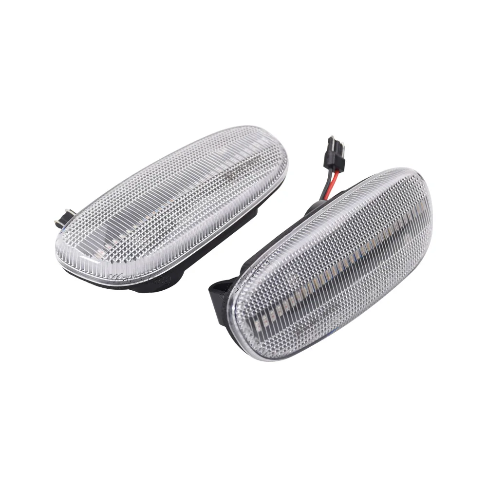 2 قطعة LED الجبهة الحاجز الجانب ماركر ضوء ديناميكية بدوره إشارة مؤشر الوامض مصباح لسوبارو امبريزا GC GM GF 1993-2001