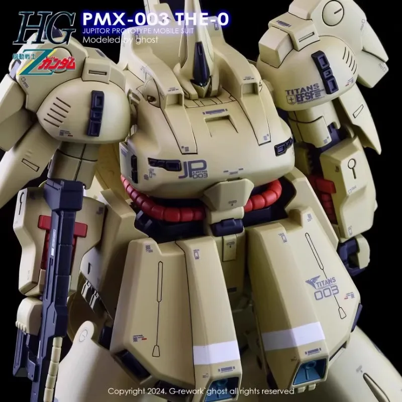 스타 HGUC 036 1/144 PMX-003 THE-O 주피토리스 프로토타입 모바일 세트 워터 패치 피규어 조립 모델 장난감 컬렉션 선물