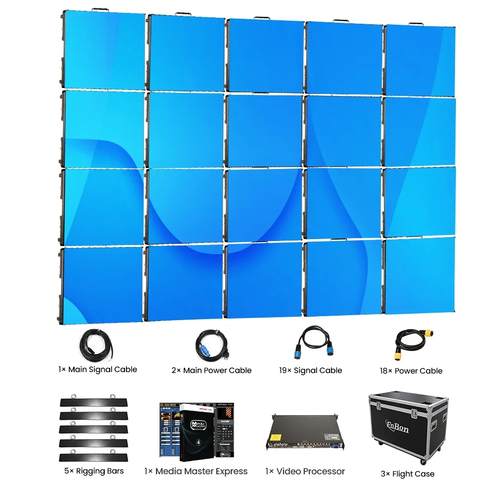 

Turnkey Church LED Backdrop Wall Kit 2.9mm P3.9 P3 Outdoor Indoor Rental LED Display Panel Stage LED Screen For Concert