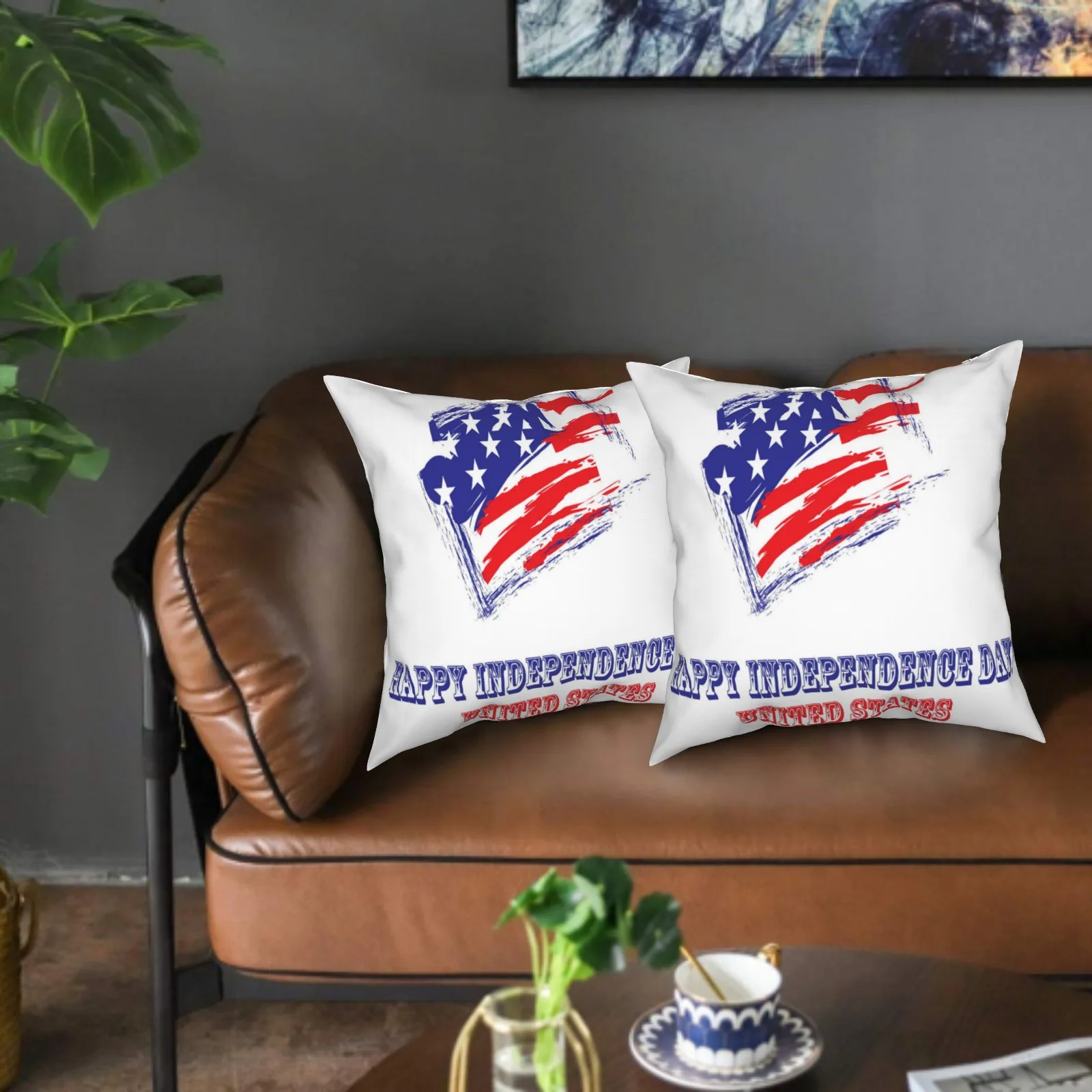 Independence Day Pillow Covers Modern Home Art Decorindependence Day