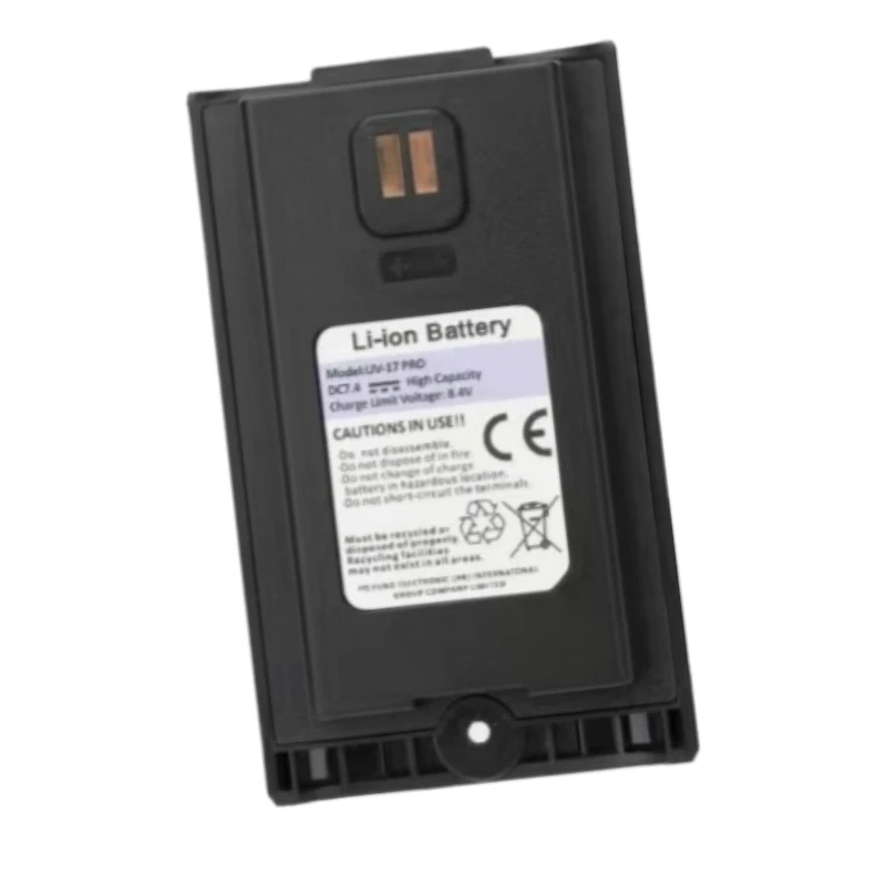 BL-17UV Сменный аккумулятор для рации 7,4 В 1400 мАч Тип C для радио Boafeng V1 V2 UV-17 UV-17 Pro UV-17L Plus