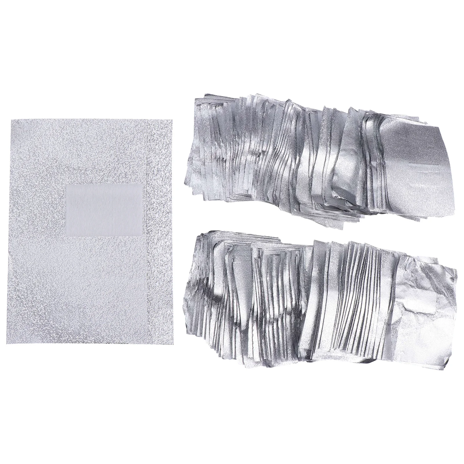 500 pièces/feuille dissolvant d'ongles enveloppes tampons de vernis Gel tremper aluminium retrait manucure