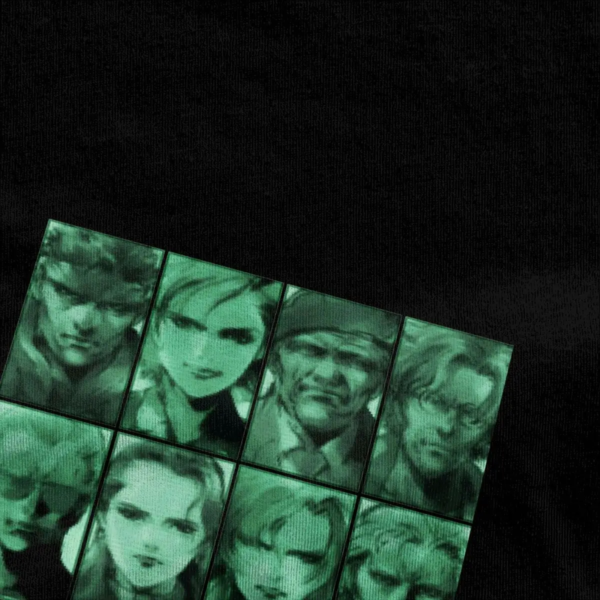 Metal Gear Solid Codec Portraits T Shirt Men Video Game Classic Cotton T-Shirts Beach O-Neck Harajuku Tees Print Big Size Tops