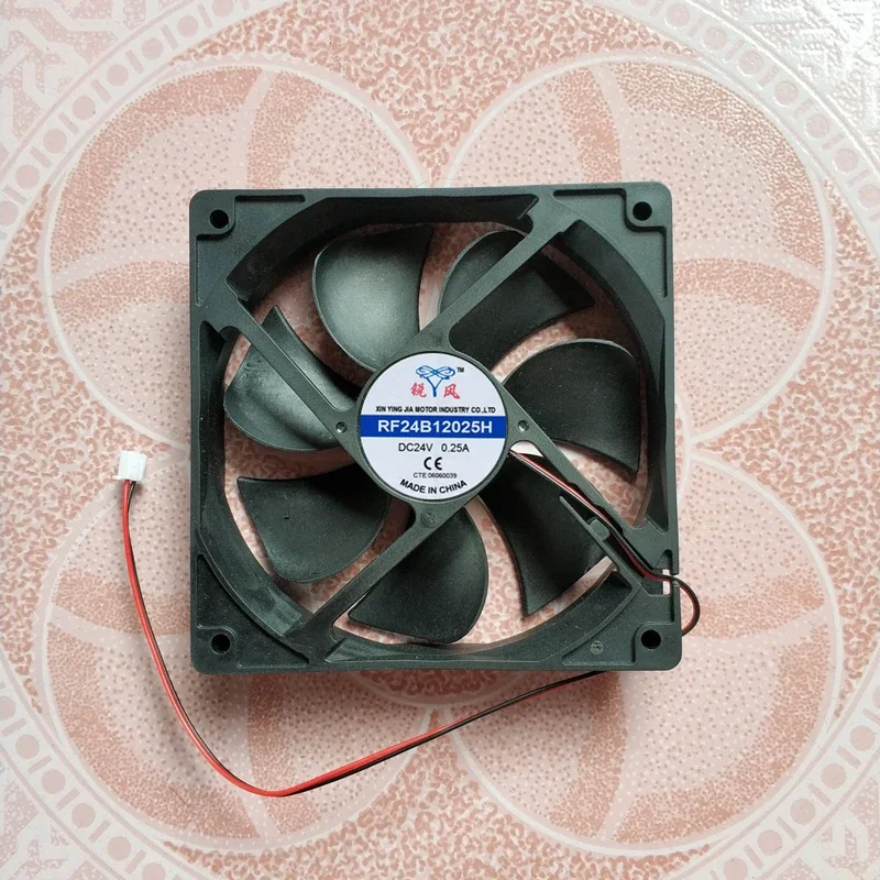 

RF24B12025H DC 24V 0.25A 120x120x25mm 2-Wire Server Cooling Fan