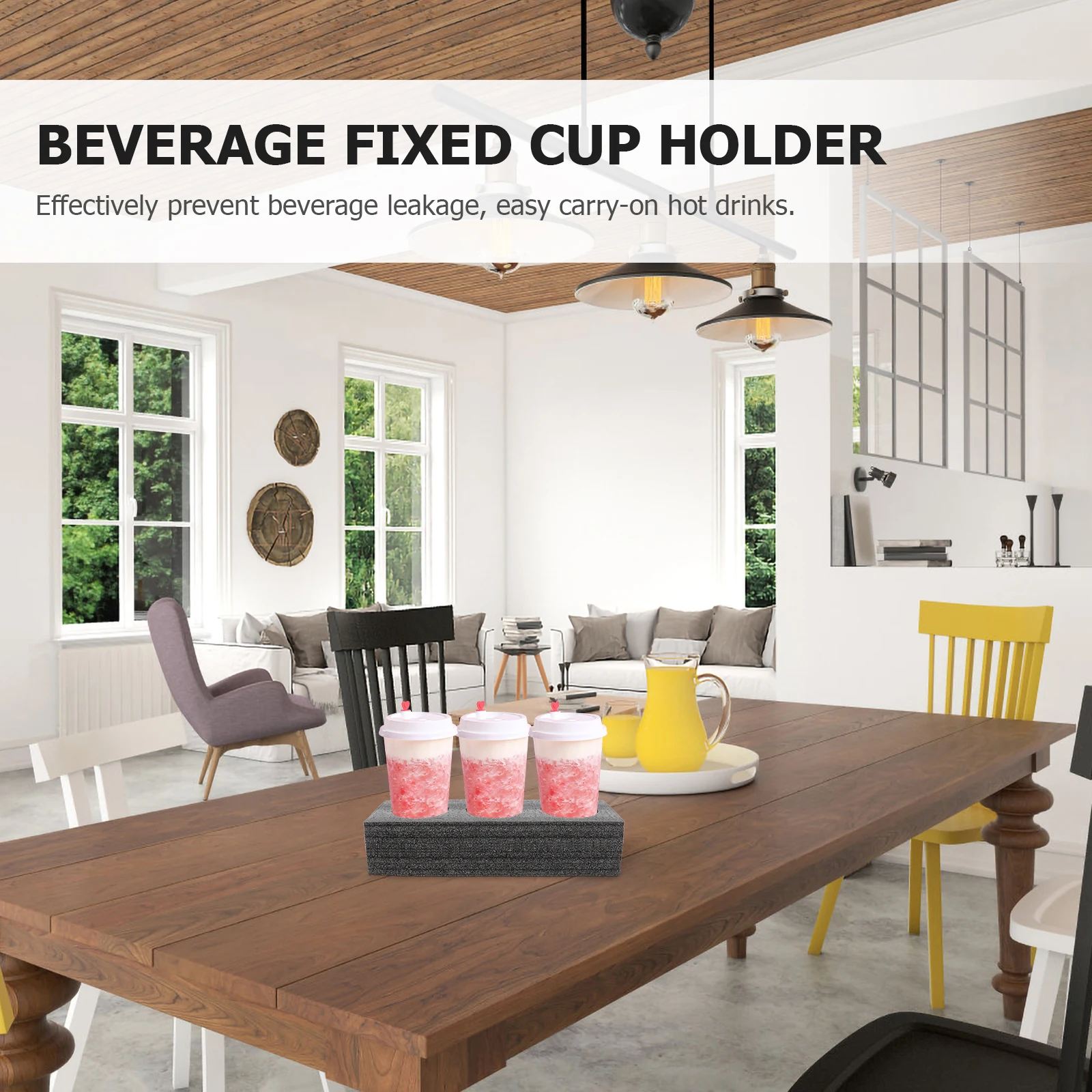 

Cup Holder Trays for Carryout Drinks Takeout Coffee Beverage Carriers Take-out Cups Packing Rack