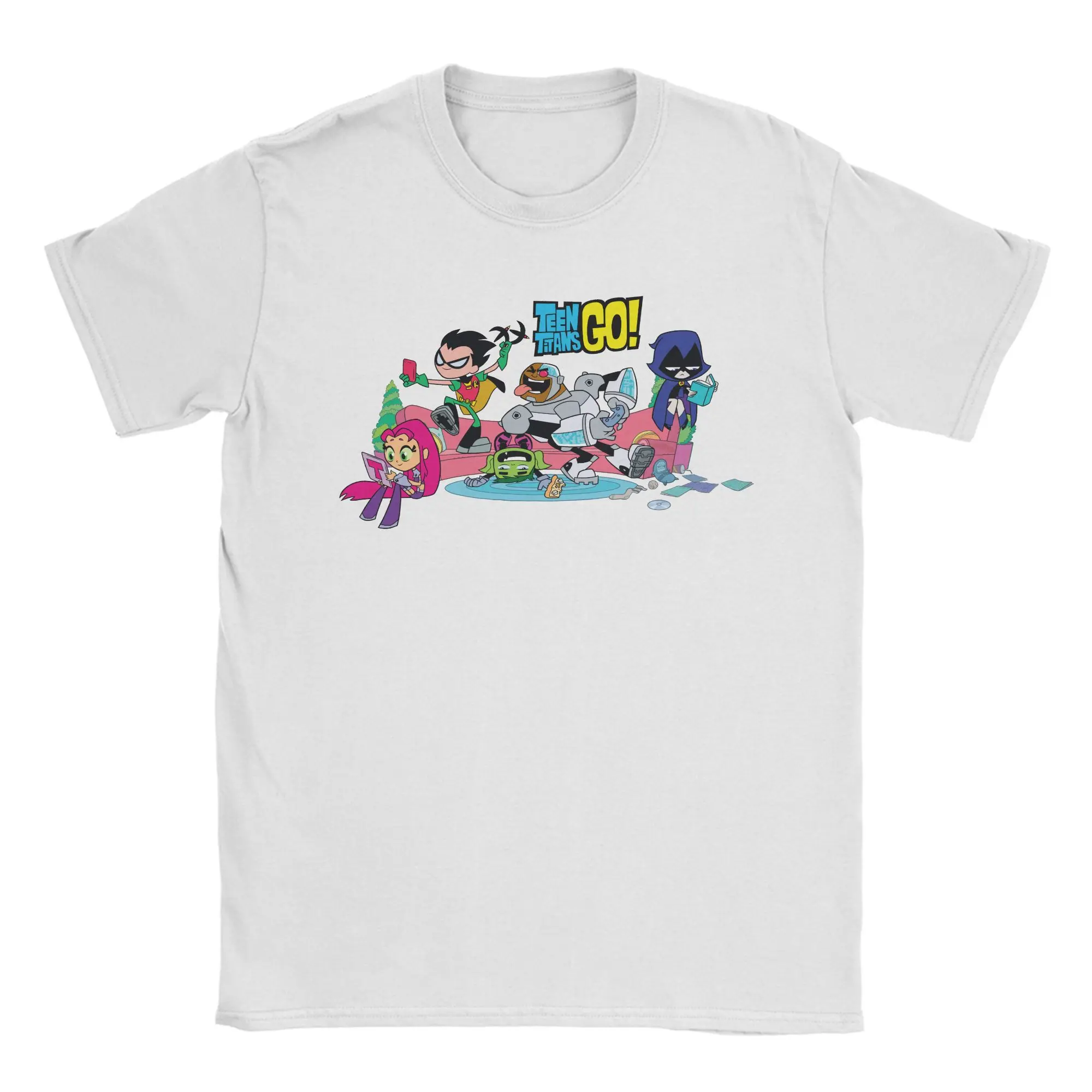 teen-titans-go-tentacled-monster-abordagens-camiseta-masculina-roupas-de-algodao-estampadas-o-pescoco-manga-curta