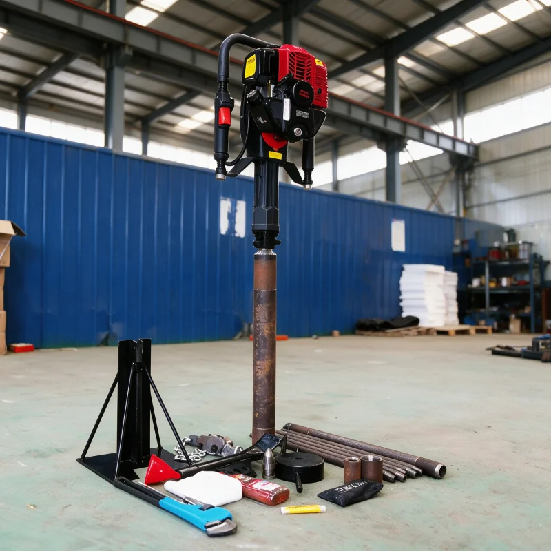 Customized Movable Single User Backpack Drill Petrol Diesel 15M Intact Soil Concrete Core Precise Coring