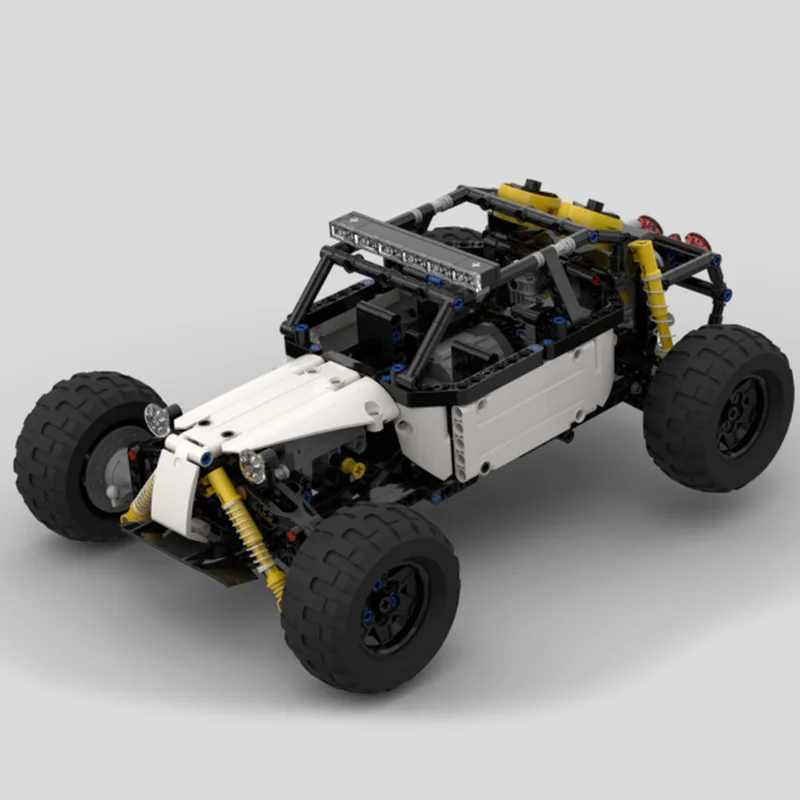 585 パーツ MOC シティ交通シリーズ デューンバギーモデルビルディングブロックレンガ DIY クリエイティブ組み立て教育玩具クリスマスギフト