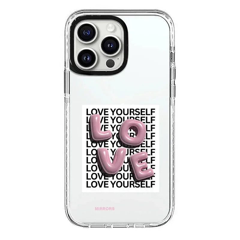 

Upgrade Acrylic Black Heart Phone Case Cover for iPhone 11 12 13 14 15 Pro Max Case for iPhone 15 ProMax