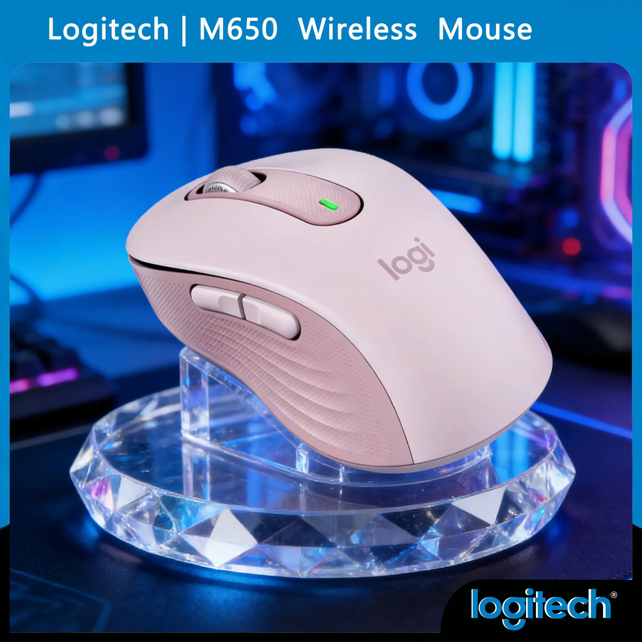 

Бесшумная мышь Logitech M650 / M650L для тихой среды, идеальна для библиотеки и учебы
