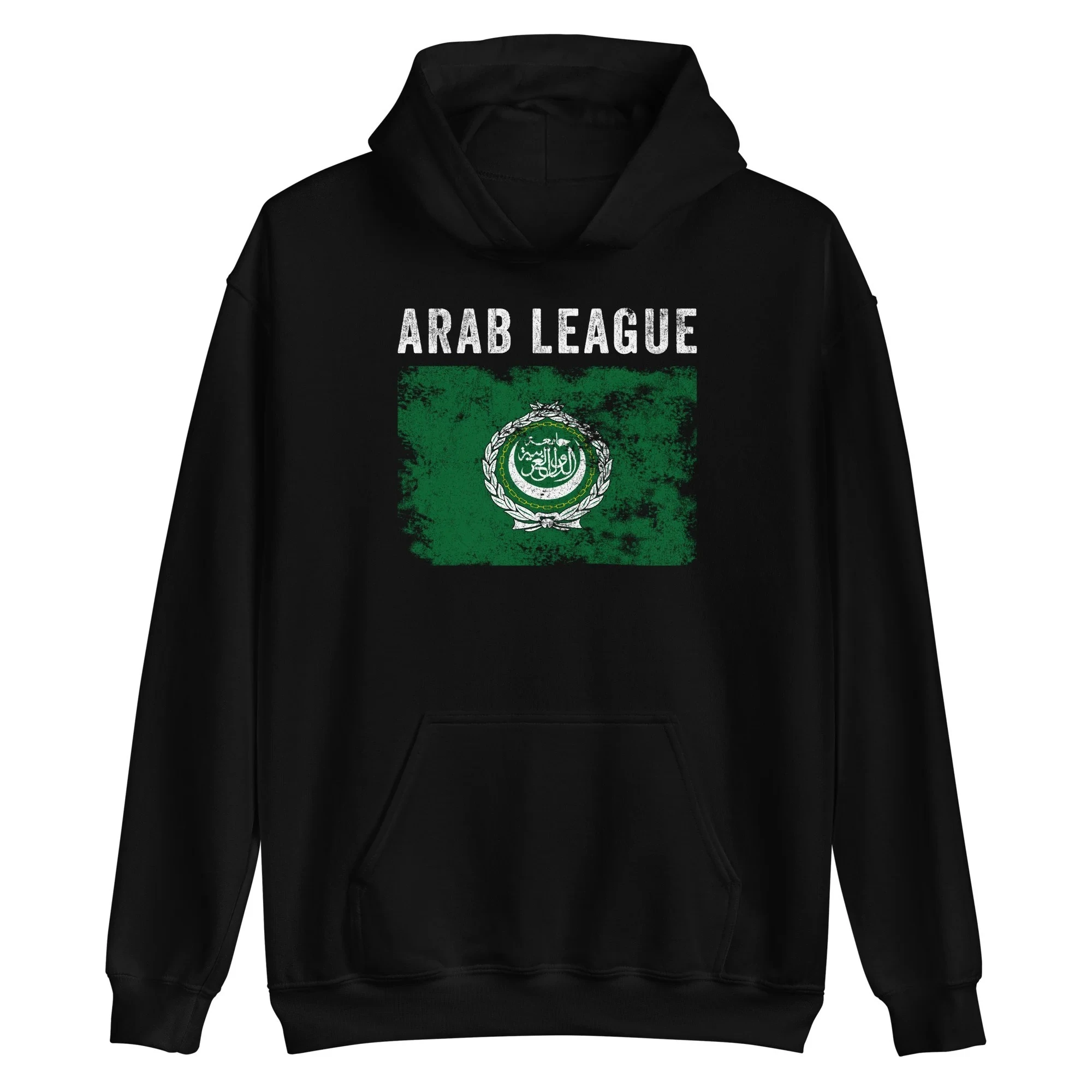 

Arab League Flag Hoodie Men's and Women's Long Sleeve Sweatshirt Pullover Vintage Streetwear Sportswear Y2k Tops Men Clothing