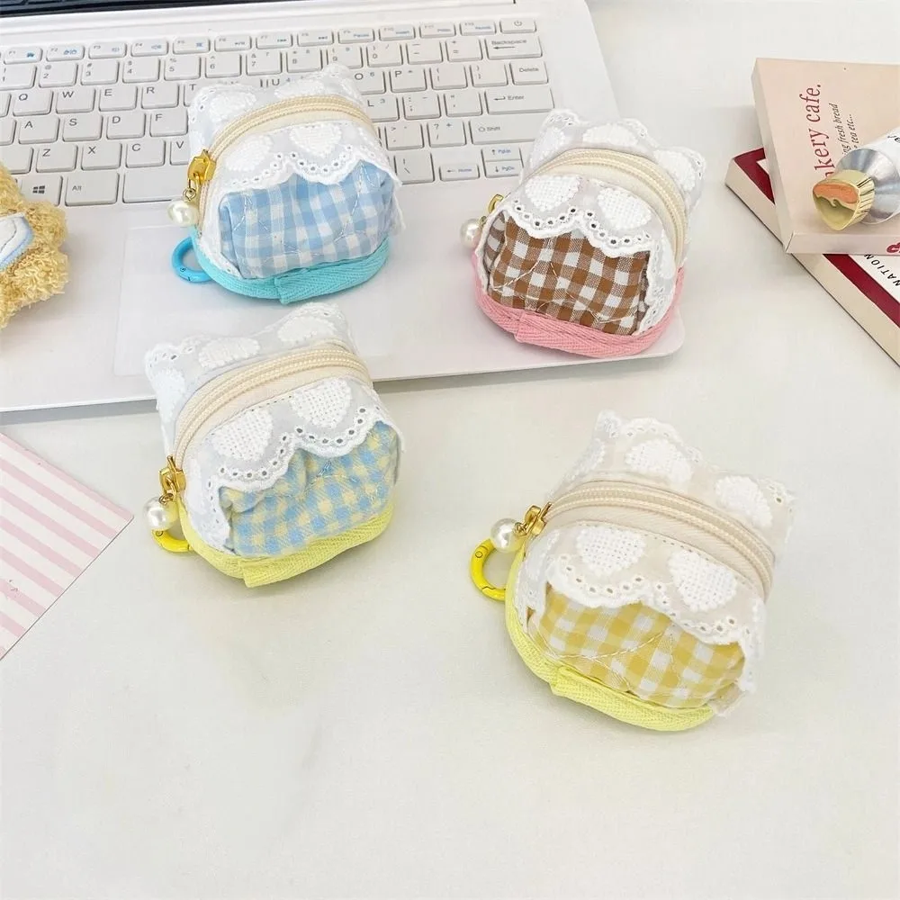 

Sweet Multifunctional Mini Coin Purse Lace Lovely Small Lipstick Bag Jewelry Packing Bag Card Holder Earphone Bag Students