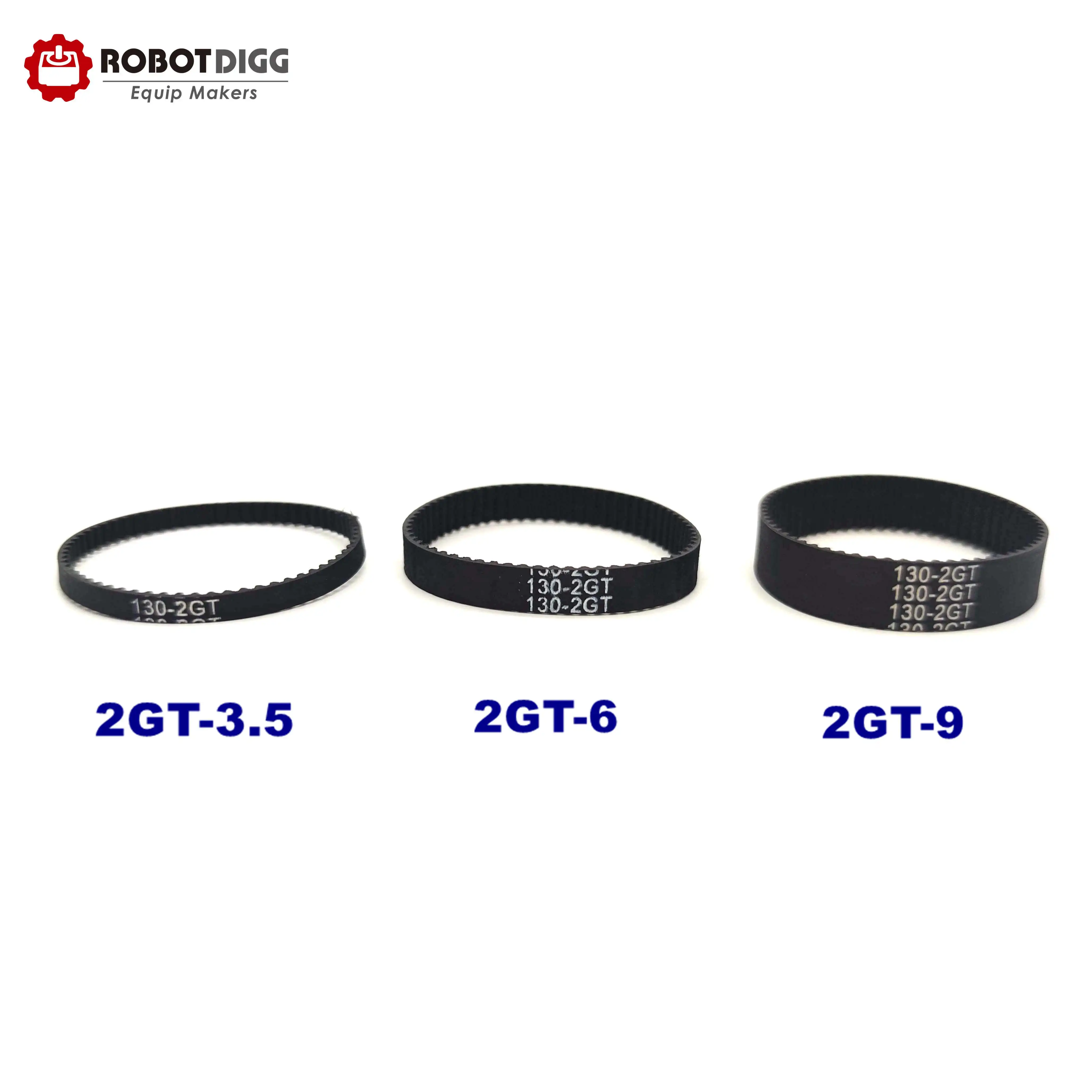 2GT Endless Timing Belt, 330mm Length, 6mm 8mm 9mm Width, 330-2GT-6