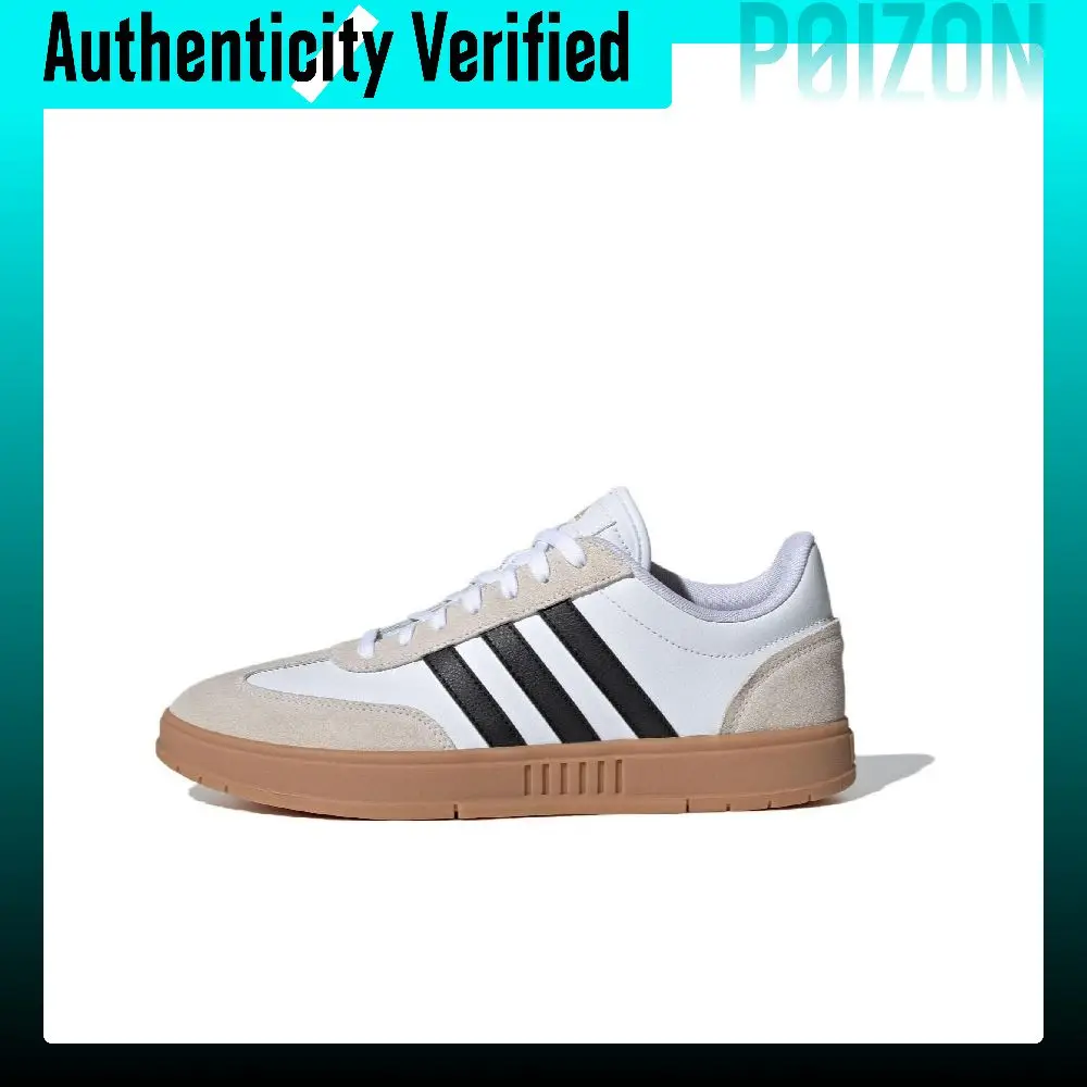 Adidas Gradas Fashion Low top Skateboard Shoes Unisex White Brown IE9044