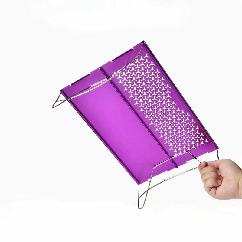 Mesas plegables de aleación de aluminio para senderismo al aire libre, Picnic, mesa pequeña portátil ultraligera para acampar, muebles de jardín para playa Pliante