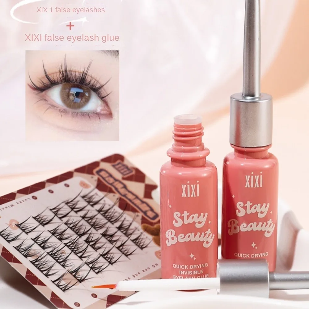 Ferramenta de beleza XIXI cola para pálpebras duplas, secagem rápida, não irritante, cola para cílios postiços, adesivo transparente, extensão de cílios postiços