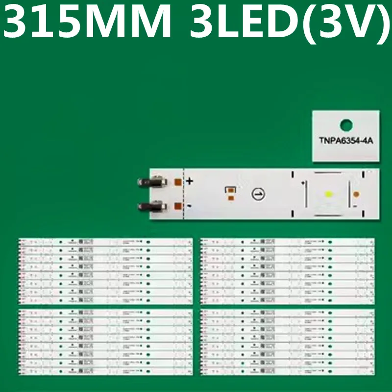 Piezas LED de 32 TNPA6354-4A, mk MV C, VTM-0, 1708, E179240, 100917, A00160362, TH-T65EX600K, TC-65FX600B, TX-65FX600B, TX-65EX610E