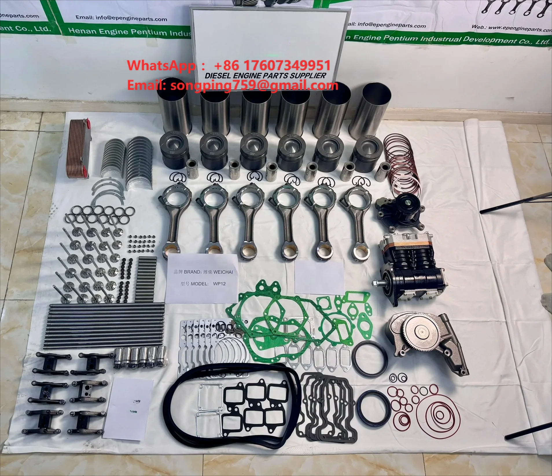 Weichai  Original Parts and OEM Parts WP12-24 Overhaul Kit