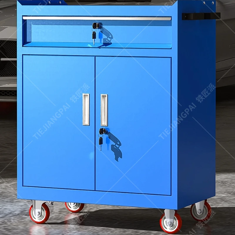 

Креативный верстак, тележка для инструментов, утолщенные аппаратные детали, шкаф для хранения, организация, упаковка инструментов Gereedschapskist XY40GJG