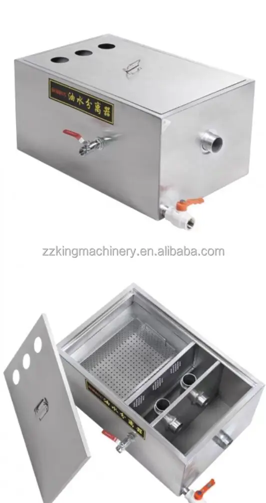 Stainless Steel Oil Water Filter Trap Separator Commercial Tertiary Sedimentation tank