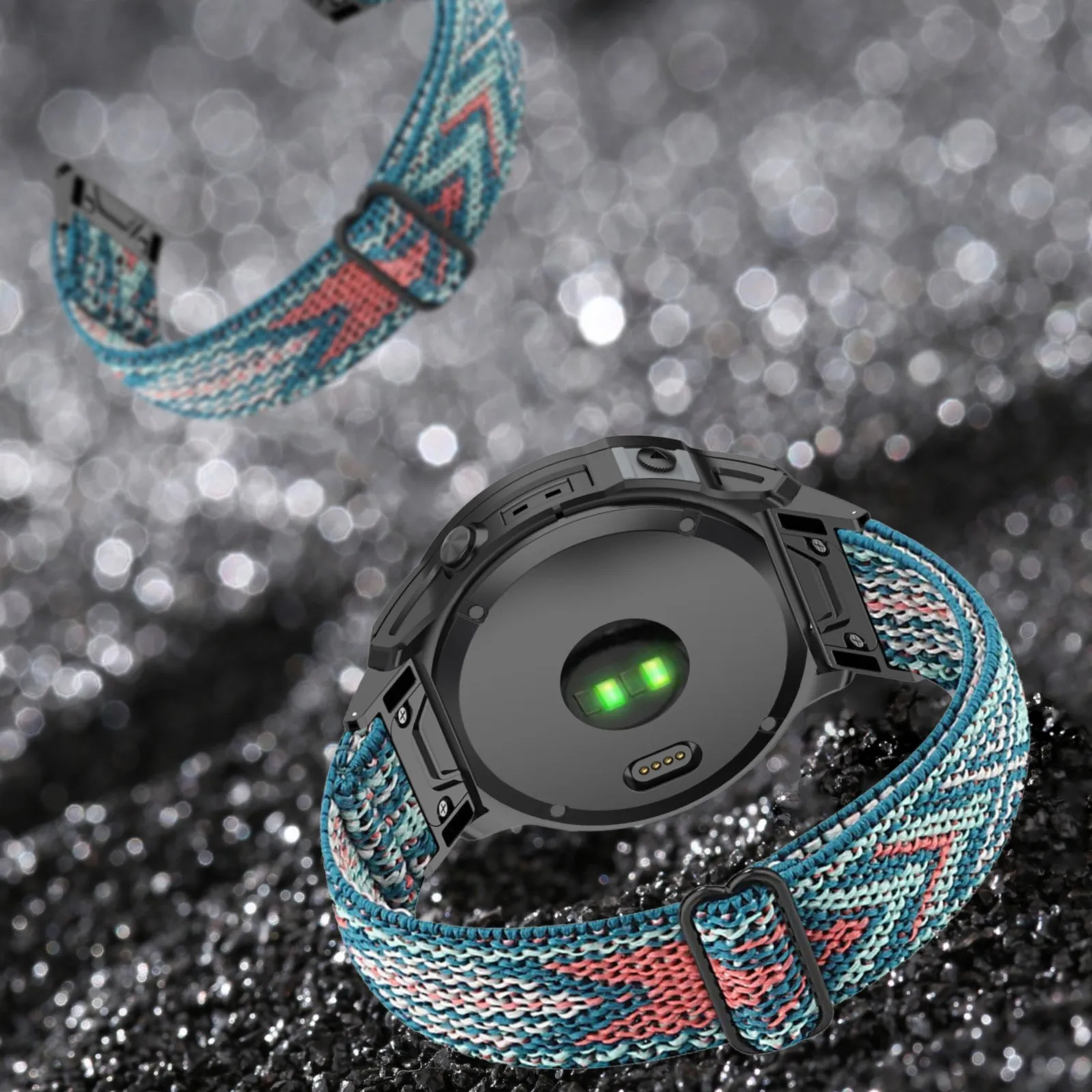 Регулируемый эластичный нейлоновый ремешок, подходит для Garmin Fenix 7s 20 мм, сменный ремешок для часов, модные аксессуары для умных часов