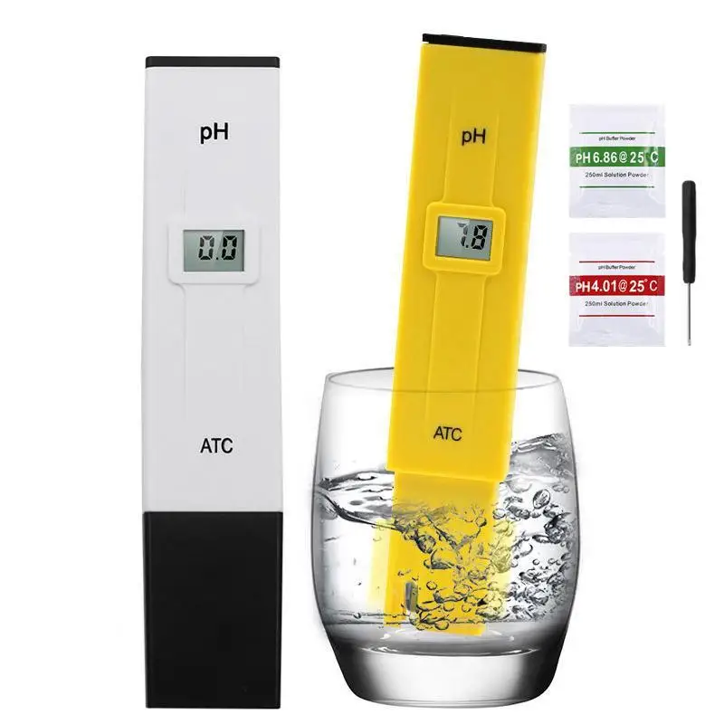 

PH Meter Digital PH Tester Water Quality Testers Acidity Measure Device Water Pool Aquarium Hydroponics Home Brew 0-14pH