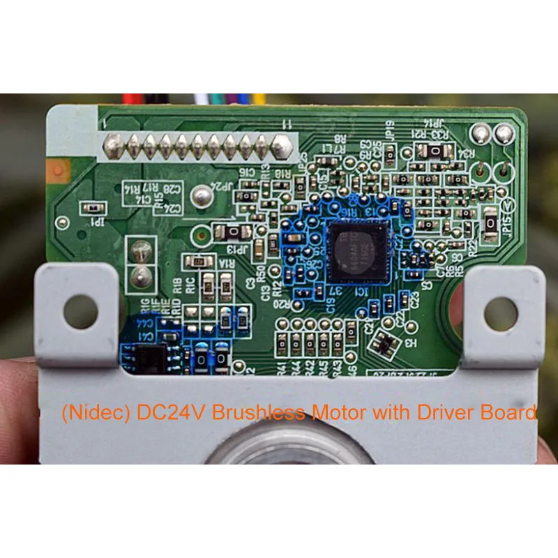 (Nidec) DC 24V Brushless Motor With Driver Board Forward And Reverse Rotation With Gear Low Speed And High Torque
