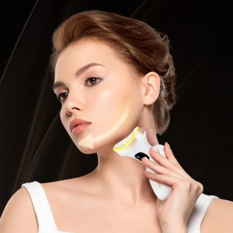 المحمولة الرقبة عنق الرحم مدلك مكركرنت أجهزة تدليك الرقبة تهتز آلة رفع الوجه العناية بالبشرة معدات الوجه #1