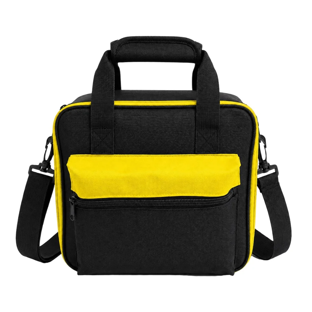 25x18x25cm For Impact Tool Storage Bag for Drills Wrenches and Chargers Modular Layout with Detachable Shoulder Strap