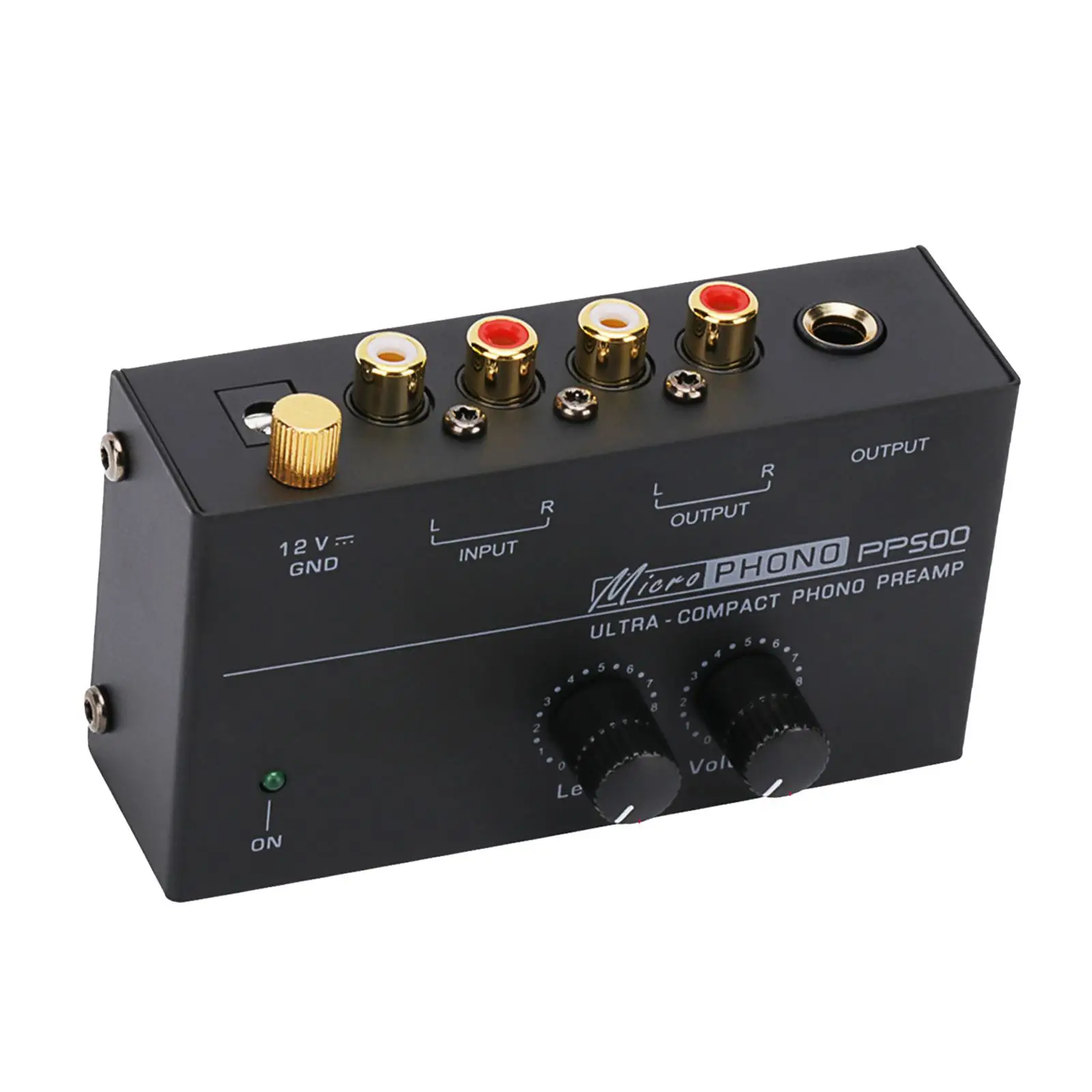 Phono Preamp for Turntable Turntable Preamplifier Low Noise RCA Input, RCA Output Record Player Preamp for Computers Speakers