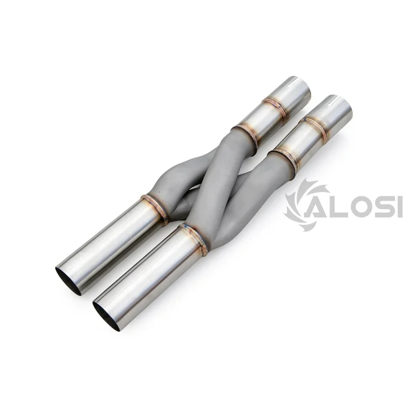 High Performance Stainless Steel Exhaust Mid Pipe Z-Pipe Racing Middle Section for Ferrari F12 FF 812 V12 Supercar