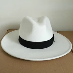 Chapeau de cosplay en coton Michael Jackson, casquettes de démonstration, chapeau de gentleman formel, fête d'Halloween, casquette de danse, cadeaux, blanc, noir, été