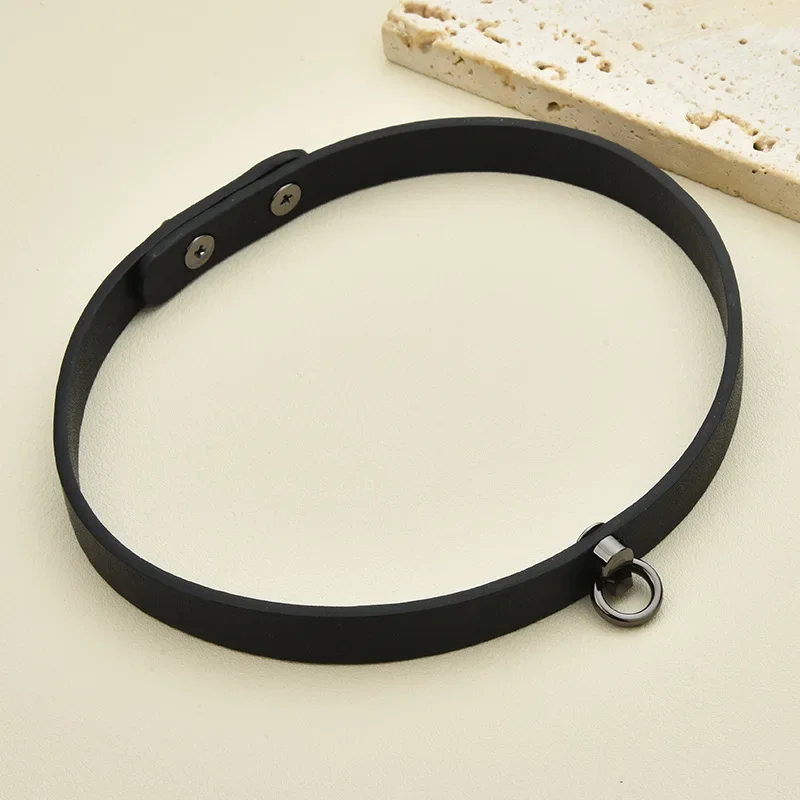 디자인 초커 목걸이, 짧은 여성 쇄골 체인 목걸이, 다재다능하고 심플한 벨트 목 액세서리, 트렌디함