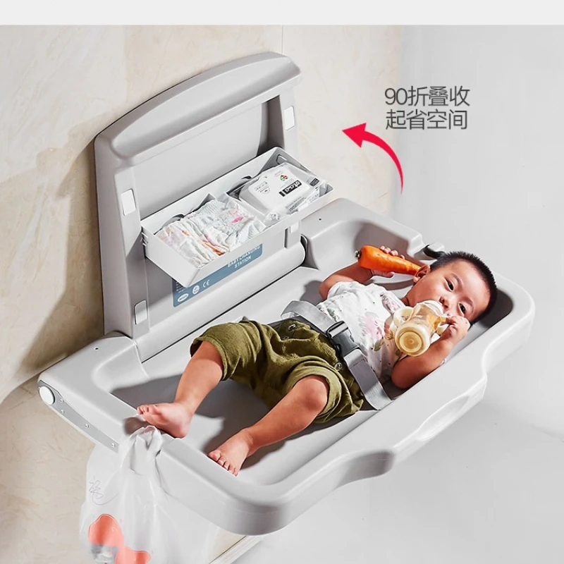 Baby changing table Residual bathroom Third bathroom Toilet Foldable nursing table