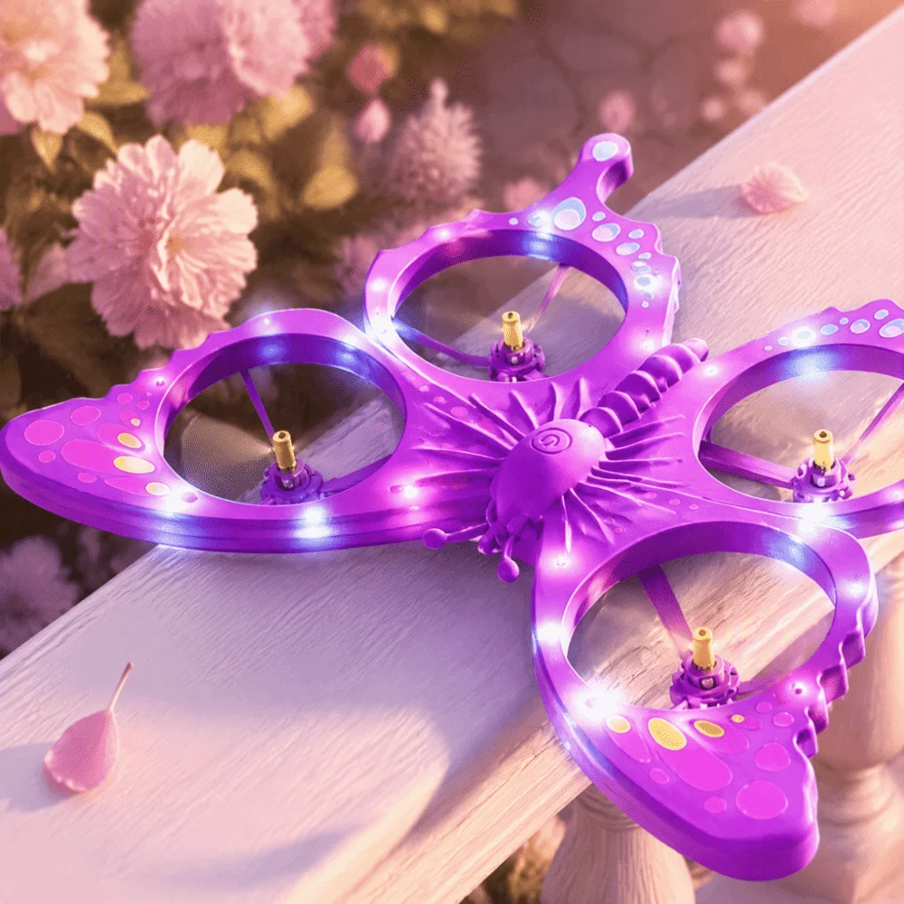 Glitter Butterfly Butterfly Airplane Toy 2.4GHz Gravity Sensing Remote Control Aircraft Foam RC RC Plane Toy Flying Toy