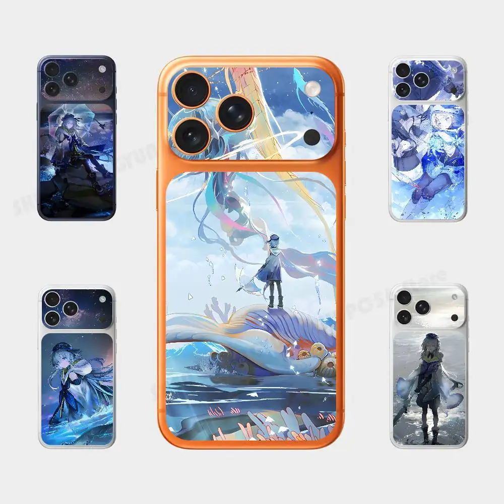 

Защитная пленка-наклейка Game A-Arknights M-Mizuki для iPhone 17 Pro/Pro Max, полная задняя крышка, декоративная пленка-скин