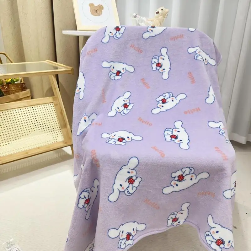 سانريوس كارتون كورومي بلدي ميلودي بطانية صغيرة أنيمي نمط مكتب المحمولة أريكة بطانية الطباعة نمط سيارة بطانية موضة لطيف