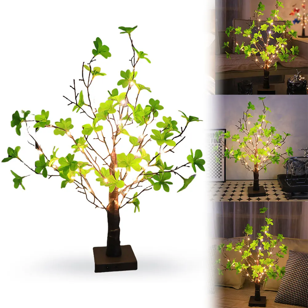 Lampada decorativa a farfalla per alberi ricarica USB/luce artificiale alimentata a batteria per rami di alberi multifunzionale per la decorazione domestica