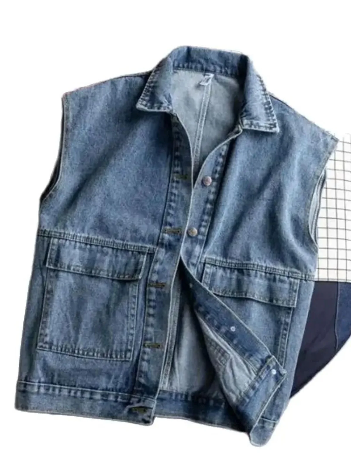 

Мужской повседневный жилет Svel, рабочая одежда Svel Faionable Youth Sle, осенний ветрозащитный жилет на молнии, стандартная посадка ort Sve