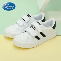 Scarpe per bambini Disney cartoon Mickey boy scarpe casual primavera autunno nuovo fondo morbido traspirante ragazza sneakers bianche con punta a conchiglia