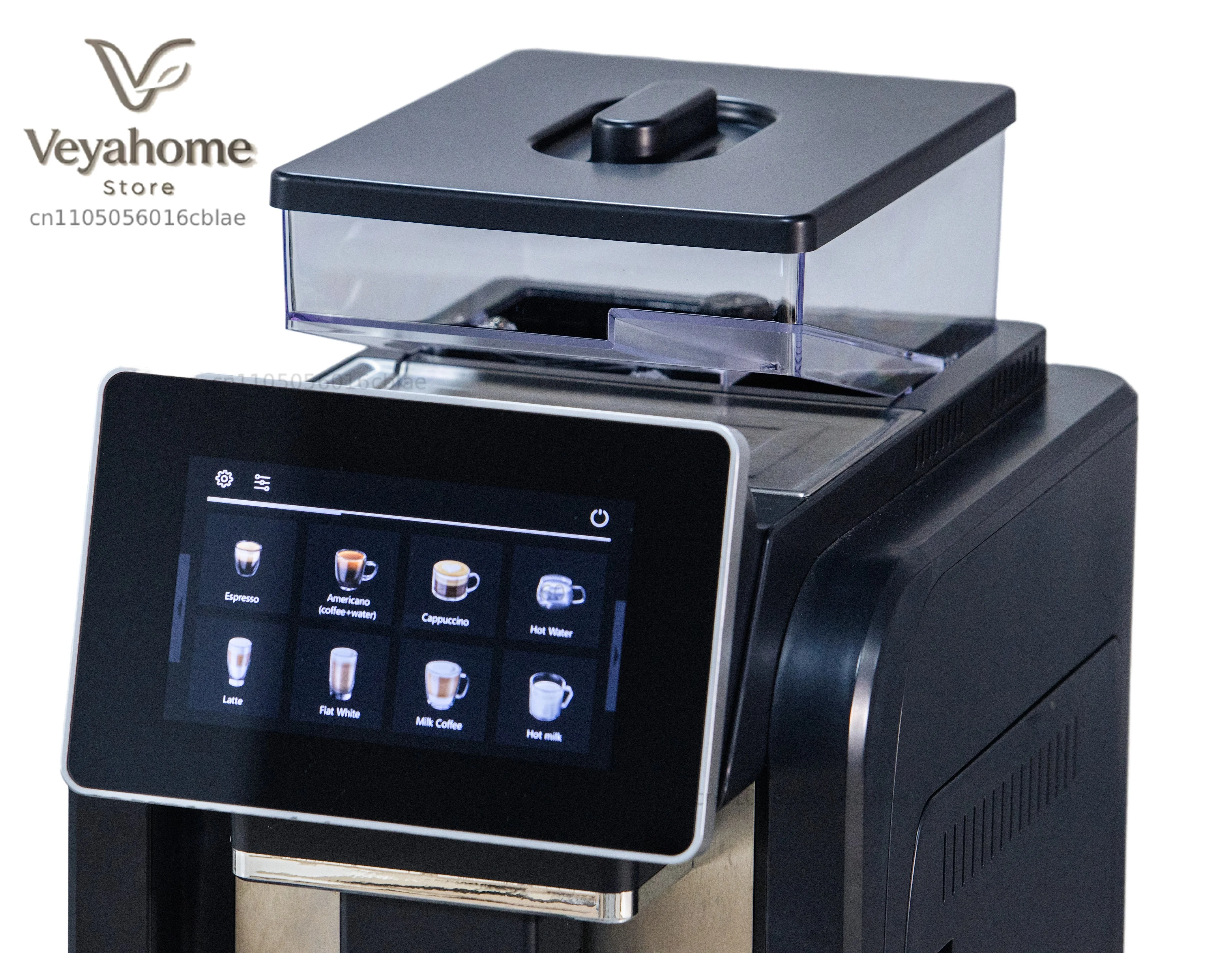 CE Electric Commercial Coffee Machine 19 Bar Espresso Machine Fully-Automatic Espresso Maker With Bean Grinder and Milk Frother - view 4