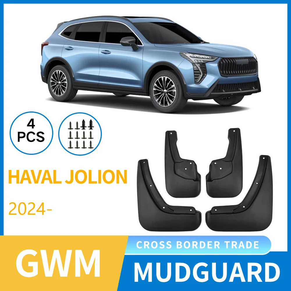 

For Haval Jolion 2024 car tire mudguard modification,Mudflaps Front Rear Flares Splash Guards Cover Car Accessorie