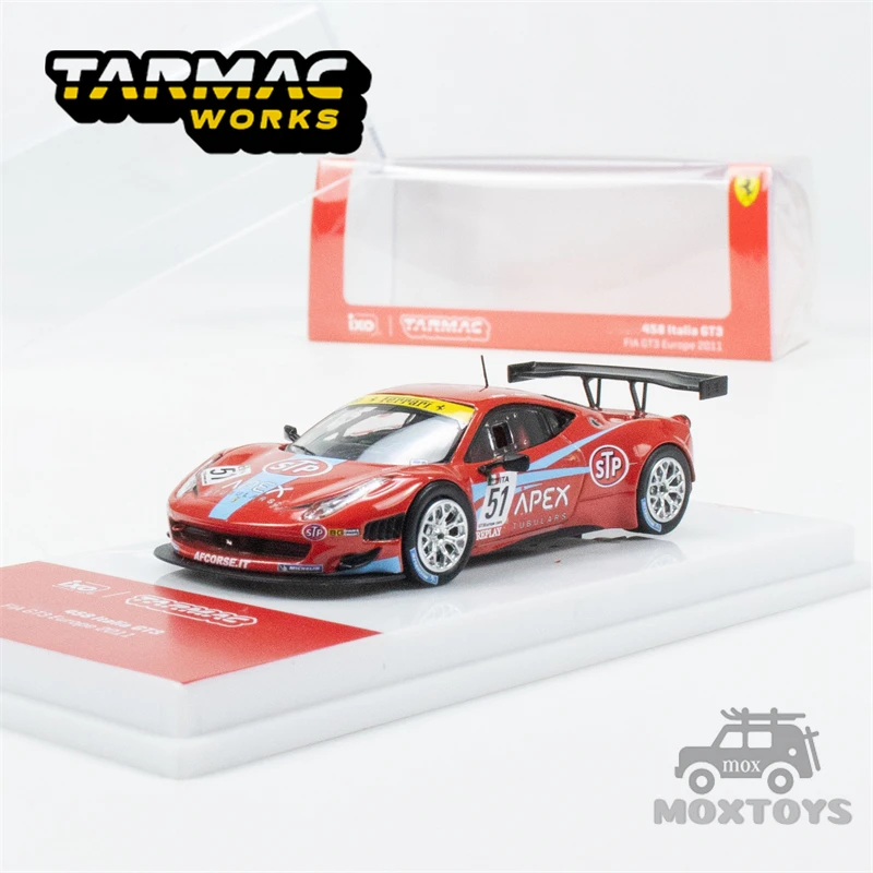 

Tarmac Works x IXO 1:64 458 Italia GT3 FIA GT3 Европа 2011 литая модель автомобиля