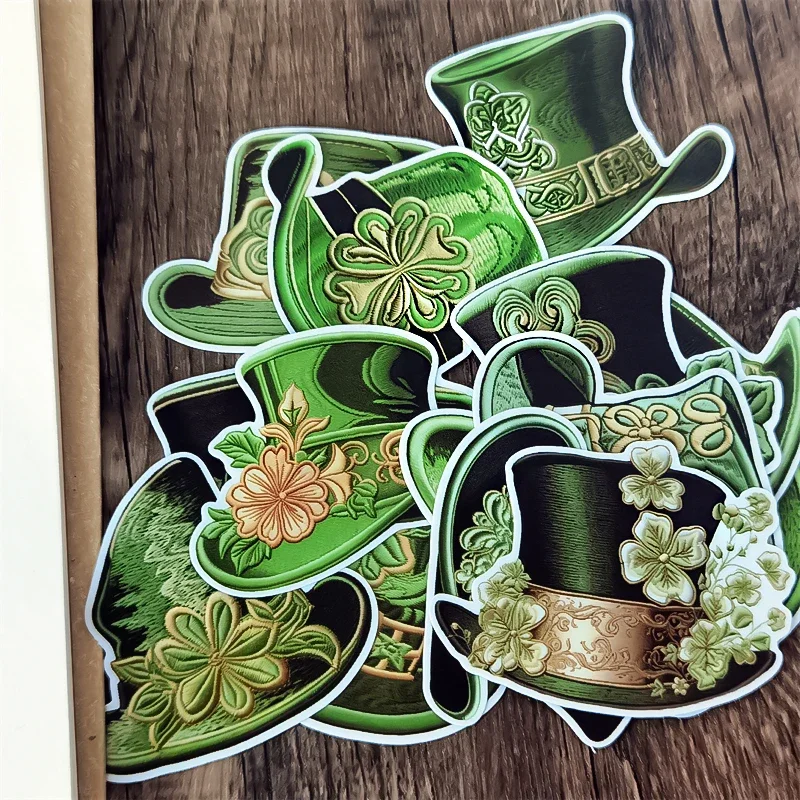 

15 шт., милые акварельные ретро-шляпы, наклейки-планировщики, канцелярские принадлежности для водонепроницаемой наклейки, ноутбука, мотоцикла, телефона, автомобиля