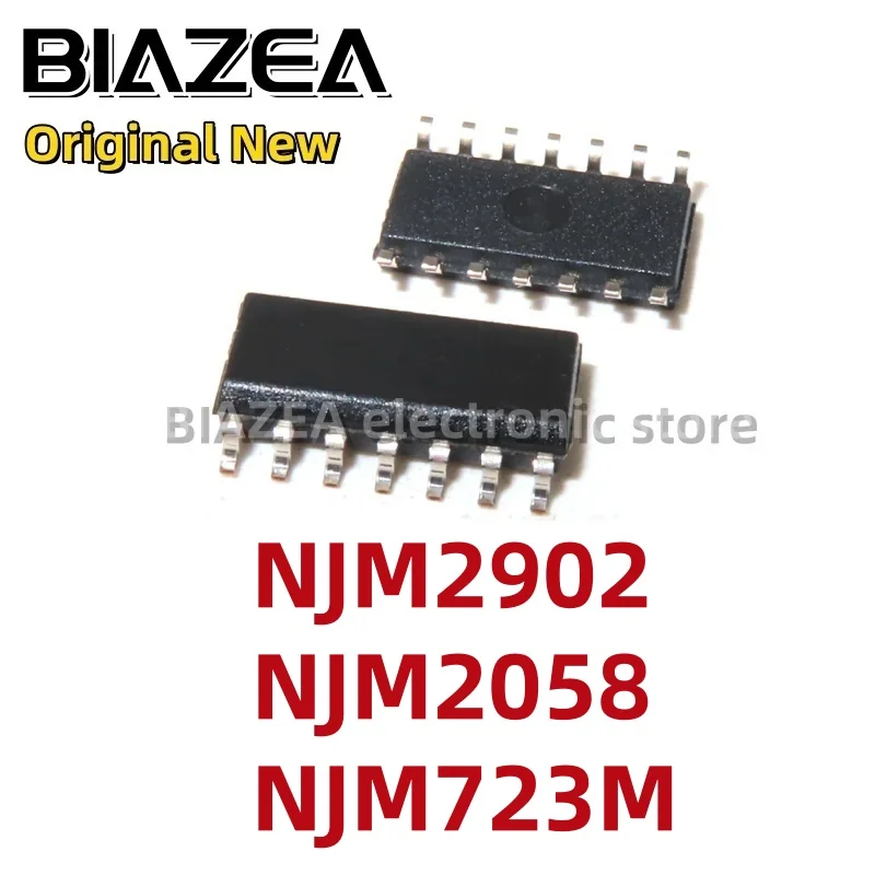 1piece NJM2902 NJM2058 NJM723M SOP14 Chipset