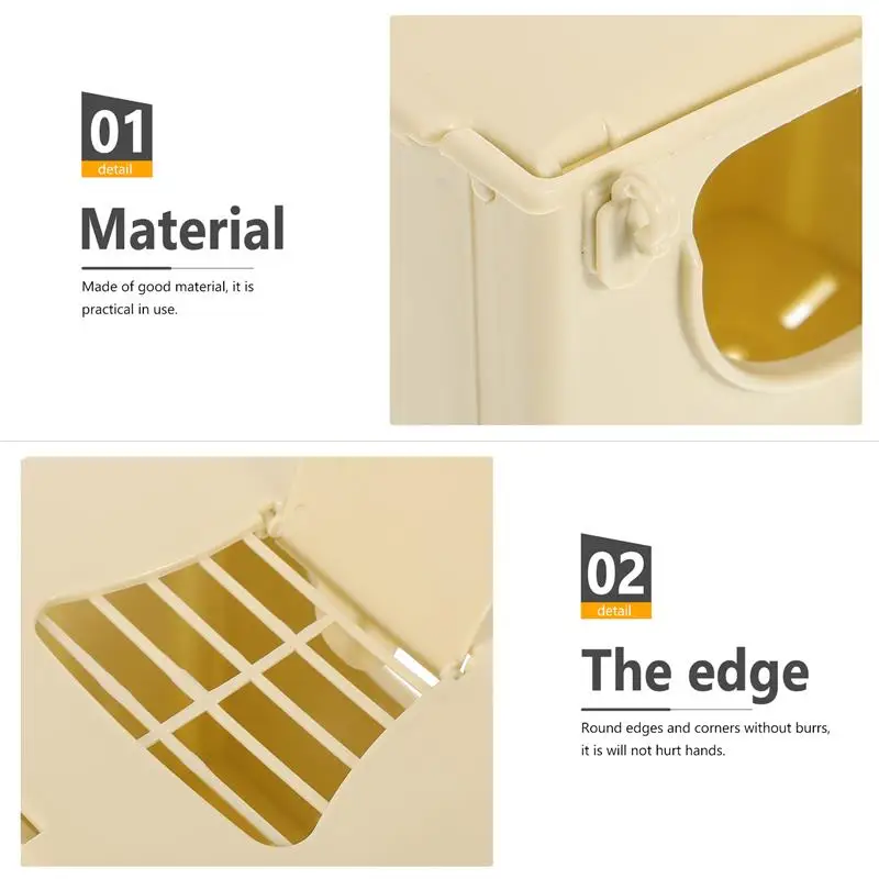 4 pçs caixa de reprodução de pássaros incubação ninho cabana de plástico para pendurar lovebird acessórios para animais de estimação casa varanda decoração caixa de enchimento