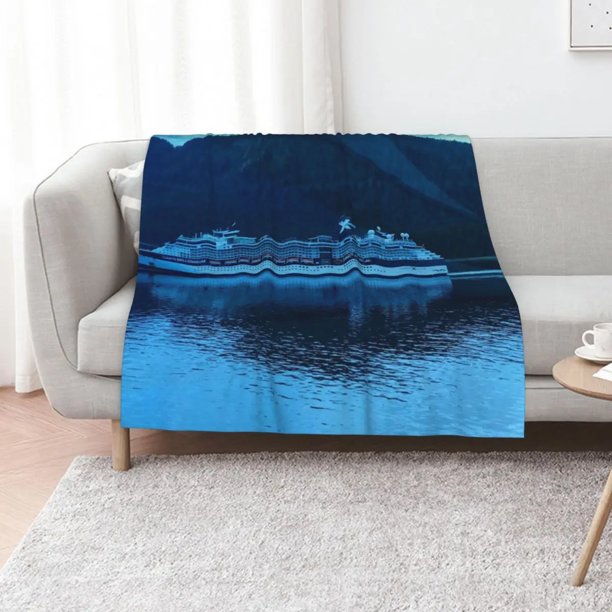 Celebrity Millennium Alaska Throw Blanket Plush bed plaid Soft Single Quilt Sleeping Bag Blankets