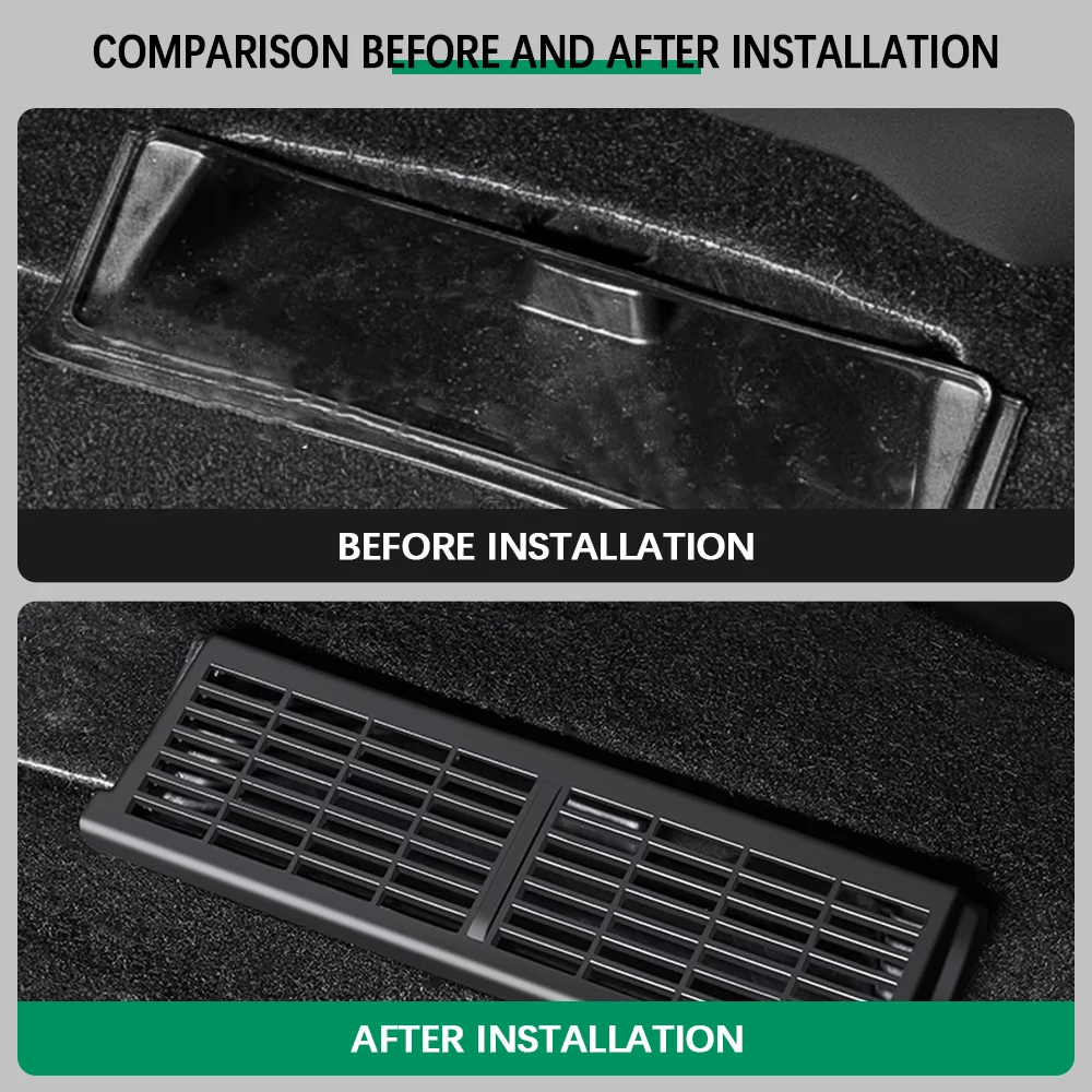 Car Under Seat Air Outlet Cover for Tesla Model Y Modely 2020-2026 Anti-dirty Protective Grille Dust Case Mask Cover Accessories