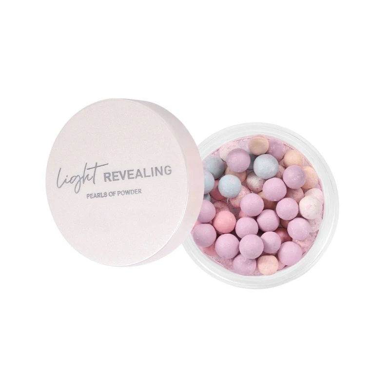 E1YE 5 Colors Pearls of Powder Brightening Finishing Powder Pearls Setting Powder Multi-Tone Roller Loose Setting Powder