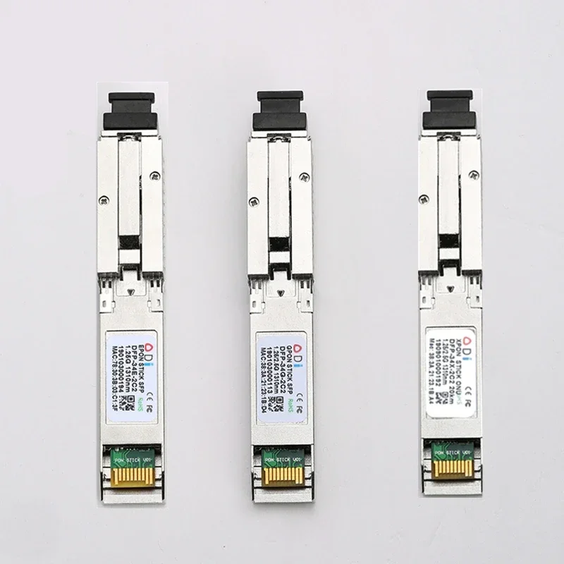 E/GXPON SFP ONU Stick dengan MAC SC konektor DDM pon modul 1490/1330nm 1.25/2.5G XPON/EPON/GPON( 1.244Gbps/2.55G)802.3ah E/GXPON